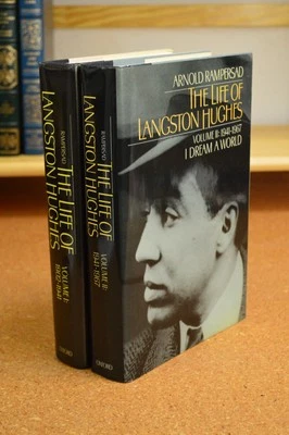 THE LIFE OF LANGSTON HUGHES byArnold Rampersad 1986 Oxford 2 Vol. Set MINT - Image 1 of 4