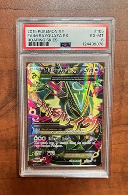 Pokemon Roaring Skies M Rayquaza Ex #105/108, PSA 6 - Image 1 of 2