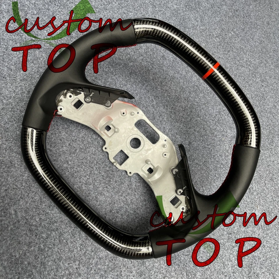 Fit For Chevrolet Corvette C8 2020- 2021 - 2025 Real Carbon Fiber Steering Wheel - Image 1 of 4