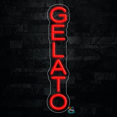 Gelato LED Neon Sign 5"L x 24"H #32312 - Image 1 of 3