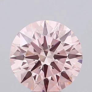 7.04 CT Pink Round Lab Grown Diamond For Engagement Ring - IGI Certified - Picture 1 of 4