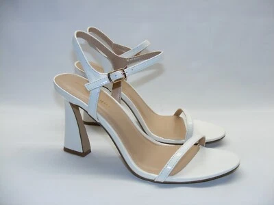 Madden Girl 4" Heels White Size 9 M Sandals Women Strappy Open Toe Shoes - Image 1 of 4