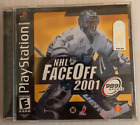 989 Sports NHL FaceOff 2001 (Sony PlayStation 1, 2000) con manual