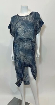 Malia Mills Candice Dress/Cover Up in Blue Print Size S - Image 1 of 4