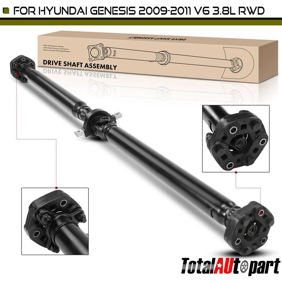 Conjunto de eje de transmisión para Hyundai Genesis 2009 2010 2011 V6 3,8 L tracción trasera lateral Foto 1 de 4
