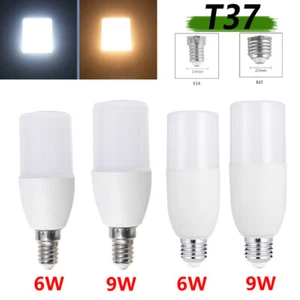 T37 LED E14 E27 Leuchtmittel Röhre Stick 6W 9W  warmweiß kaltweiß Tageslicht - Bild 1 von 8