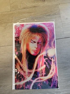 The Art Of Jerry Pesce David Bowie The Labrynth Signed Metal Art - Picture 1 of 2