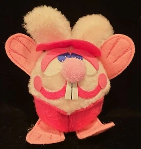 Vintage Easter Bunny Paas Philmon & Hart Pink Hat 1979 Plush  - Picture 1 of 4