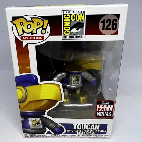 Toucan San Diego Comic Con International Fall 2021 LE Funko Pop! Ad Icons 126 Cover