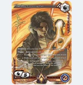 Clarity, Foreseeing Fate IR AC1-062 FOIL Alpha Clash TCG The Awakening - Bild 1 von 1