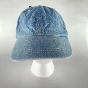 Joe Boxer Blank Blue Denim Adjustable Strapback Baseball Dad Hat Cap - Picture 1 of 6