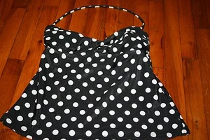 Top tankini de señora Mossimo pequeño poka dot - Imagen 1 de 6