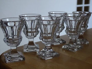 BACCARAT 6 ALTE KLEINE GLÄSER FÜR KELLER LIKÖR KRISTALL NAP III 19 EME - Bild 1 von 12