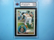 1983 O-PEE-CHEE MLB BASEBALL CARD #143 TONY GWYNN ROOKIE RC KSA 9.5 NGM OPC