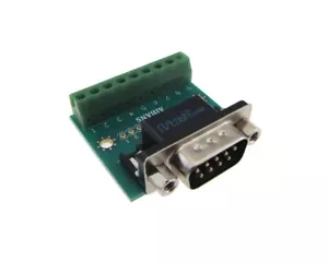 DB9 Stecker Signale Breakout Board Serielle Schnittstelle gold-bündig 3,96 mm Header - Bild 1 von 2