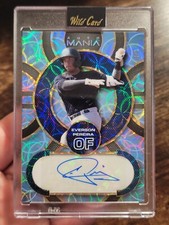 Everson Pereira 2023 Wild Card PLATINUM Laser Kaleidoscope Auto /3 YANKEES STAR