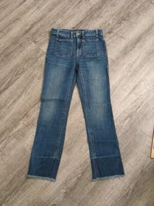 Polo Ralph Lauren Jeans Youth Girls 16 XL Blue Denim Frayed Comfort Classic - Picture 1 of 8
