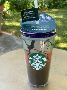 Starbucks 2024 Fall Halloween pumpkins UFO glow in the dark venti tumbler - Picture 1 of 5