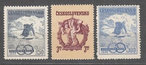 CZECHOSLOVAKIA 1950 SC#401/03 **MNH set, 51st Ski Champ. for the Tatra Cup 1950. - Imagen 1 de 1