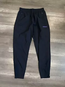 Pantaloni Uomo Medium Adidas Originals Adaptive Track Running HN0387 Viola Logo - Foto 1 di 5