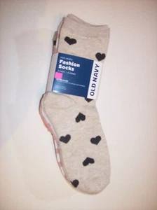 Old Navy Socks Girls Heart Stripes Animal Print Assorted M L New - Picture 1 of 8