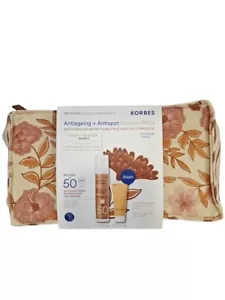 Korres Antiageing + Antispot Suncare Ritual Set Tinted Red Grape+Black Pine - Picture 1 of 1