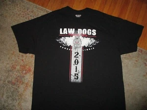 CAMISETA 2XL LAW DOGS RALLY NACIONAL Aplicación de la Ley Motocicleta Club Policía Motociclista - Imagen 1 de 4