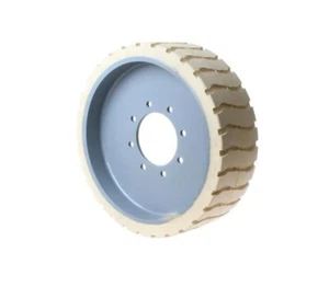 GN94908 GENIE MOULD ON WHEEL - 22X7 8 HOLE 8 BOLT - NM TREAD (WHITE) - Picture 1 of 3