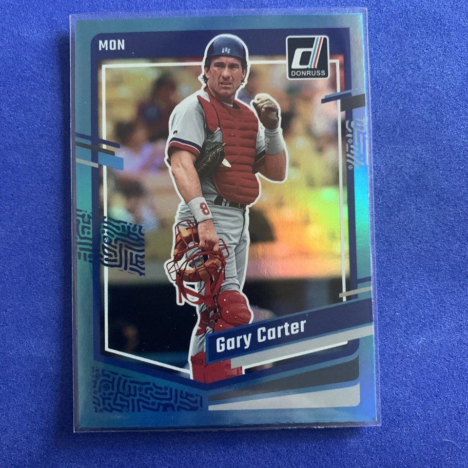 2023 Donruss Blue Foil Parallel Card of Gary Carter - Montreal - Image 1 of 2