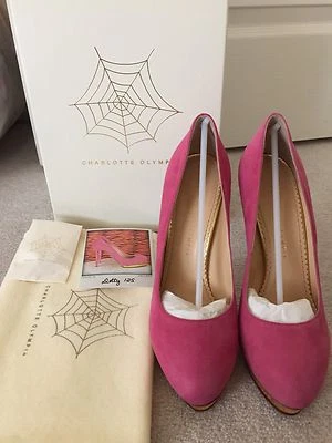 Barbie rosa cóctel Charlotte Olympia Dotty 125 rosa talla 39,5 nuevo en caja Foto 1 de 4