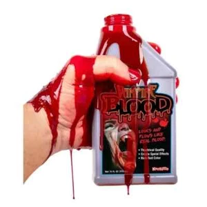 Fake Blood for Halloween, Special Effects Makeup, True Blood Color, 14 oz - Picture 1 of 11