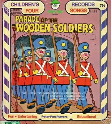Parade Of The Wooden Soldiers Peter Pan Records Factory Sealed 45 Ext. Play  - Image 1 of 4