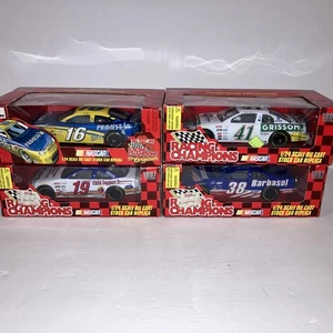 Lot Of 4 1997 NASCAR Diecast Cars Racing Champions 1/24 Bradberry,Grissom NEW ++ - Picture 1 of 7