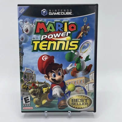 Mario Power Tennis Nintendo GameCube Complete CIB VG - Image 1 of 4