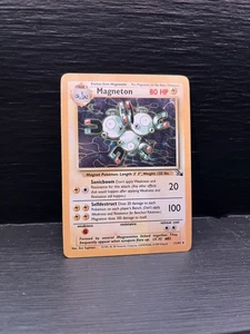 Magneton 11/62 Pokémon TCG 1999 Fossil Holo Unlimited Rare LP Zustand Vintage - Bild 1 von 6