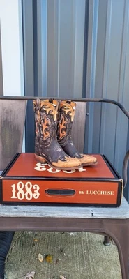 Mujer Lucchese 5.5C Lucchese 1883 Hecho a mano en EE. UU. ¡CON CAJA! HERMOSO  Foto 1 de 4