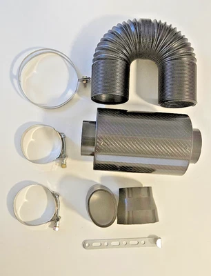 Airbox Universell Set Sport Luftfilter Cold Air Intake *Lagerräumung* - Bild 1 von 4
