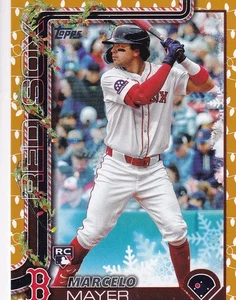 Tarjeta 2025 Topps Holiday Orange Light Marcelo Mayer #H35. nrmt-mt - Imagen 1 de 1