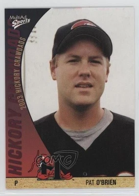 2003 MultiAd Sports Hickory Crawdads Update Patrick O'Brien Pat O'Brien #30 - Image 1 of 2