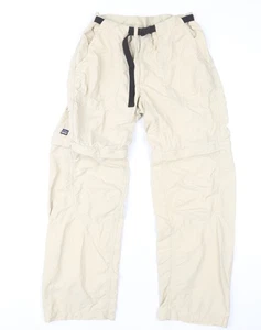 Pantalón cargo Patagonia beige para mujer, talla M, tiro medio - Imagen 1 de 12
