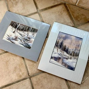 Michael C. McCullough Print Fine Arts Albuquerque Winter 10"x 8" *READ* - Picture 1 of 12