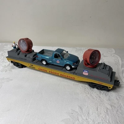 K Line O Scale Union Pacific Double Searchlight Car #34205 - Image 1 of 4
