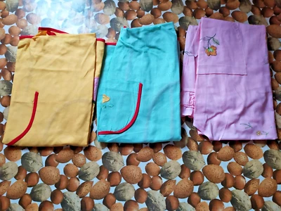 Grembiule da cucina - Set 3 pezzi - !00% Cotone alta qualità - Immagine 1 di 4