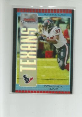 2005 Bowman Chrome Blue Refractors #17 Domanick Davis   028/250 - Image 1 of 2