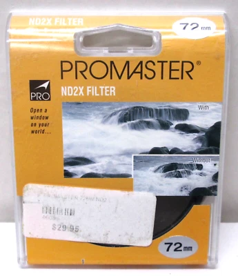 Promaster 72mm ND 2X Camera Filter Japan - New Open Package - Image 1 of 2