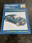 Haynes Service & Repair Manual No. 3198. Peugeot 405 Diesel. 1988 (E) - 1996 (N)