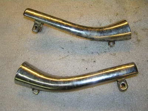 Honda VF 500C V30 Magna Chromblenden Auspuff  chrome cover exhaust - Bild 1 von 2