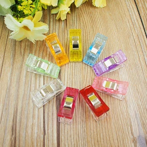 20 PCS Plastic Clamps Quilter Holding Binding Wonder Clips Sewing Accessories US - Picture 1 of 11