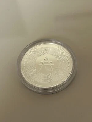 Cardano (ADA) Physical Crypto Coin(1) Collectable Silver Color. USA SELLER - Image 1 of 2