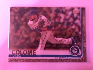 2019 Topps Series 1 Gold Parallel /2019 Alex Colome Seattle Mariners #220 - Picture 1 of 2